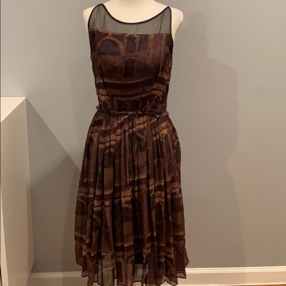 Silk Gary Graham Colosseum Dress SZ 4
